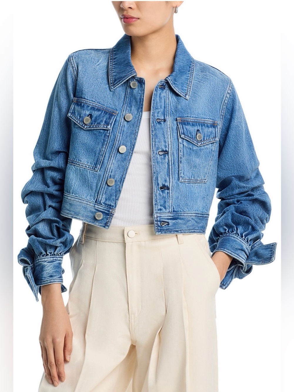 Alice + Olivia Tiff Denim Jacket